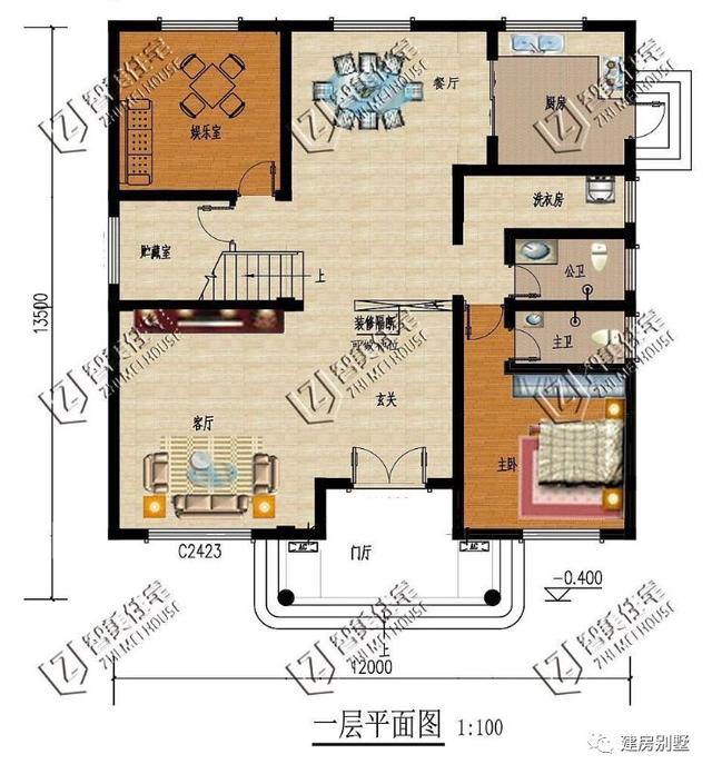 兩棟漂亮實(shí)用的二層別墅圖，無論建哪一棟別墅，都會(huì)令人羨慕不已