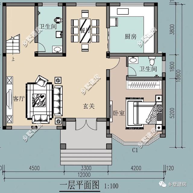 二層歐式現(xiàn)代農(nóng)村自建房設(shè)計(jì)圖，與其負(fù)債累累的還房貸，不如回家花30萬(wàn)蓋一棟漂亮的小別墅