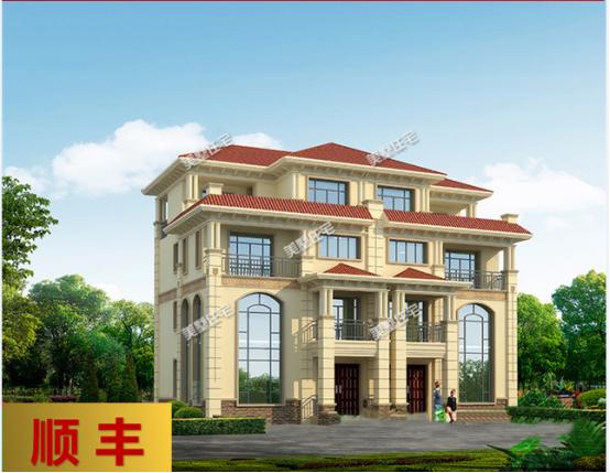 4款農(nóng)村雙拼別墅圖，不同風格簡單實用造價低，兄弟一起建房的最佳選擇