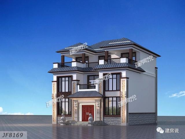 3棟130平的新中式別墅設(shè)計圖，外觀典雅大氣真心漂亮，農(nóng)村自建房的新潮流