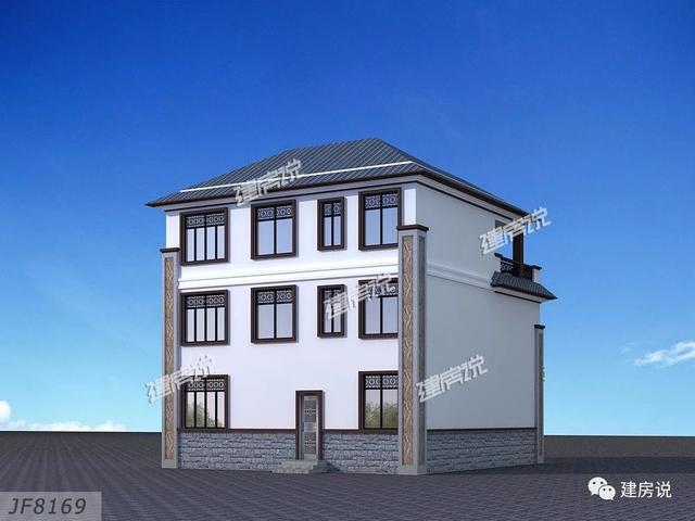 3棟130平的新中式別墅設(shè)計圖，外觀典雅大氣真心漂亮，農(nóng)村自建房的新潮流