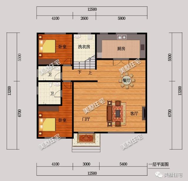 12X13米三層歐式農(nóng)村別墅圖，外觀靚戶型贊，給你田園牧歌般的生活