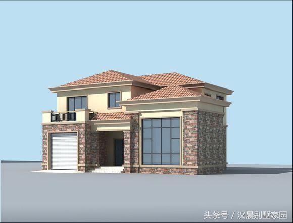 一棟漂亮實用的二層別墅圖，25萬建成，經(jīng)典布局永不過時