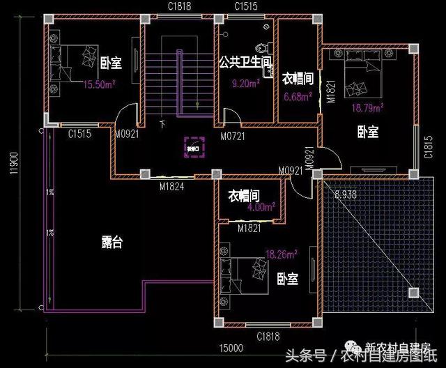 4款豪華農(nóng)村自建別墅圖，款款帶堂屋，配以園林庭院，假山水景，這樣的豪宅城里人有再多的錢(qián)也買(mǎi)不起。