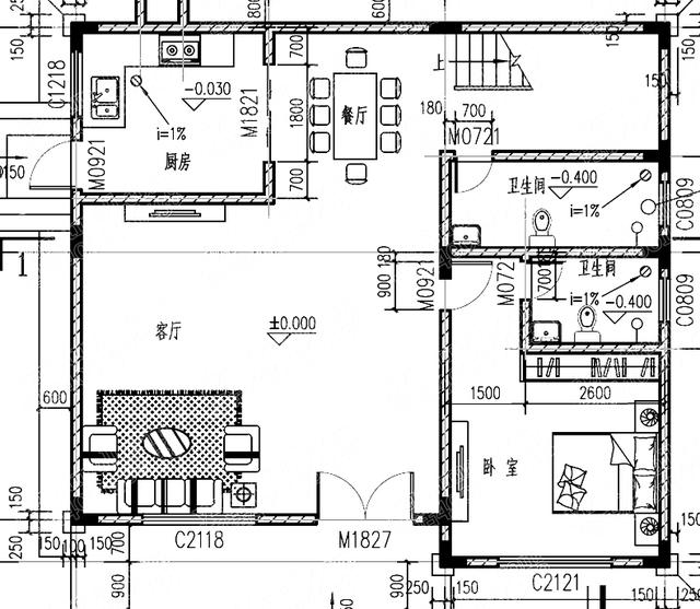 11×10米三層帶臥室套房私家別墅圖，2廳6臥造價(jià)30萬，文化石裝飾復(fù)古有韻味！