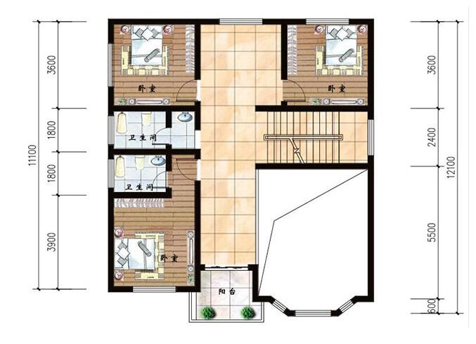 15萬建農(nóng)村最好的二層樓房圖，經(jīng)濟實用，鄉(xiāng)親看了都羨慕！