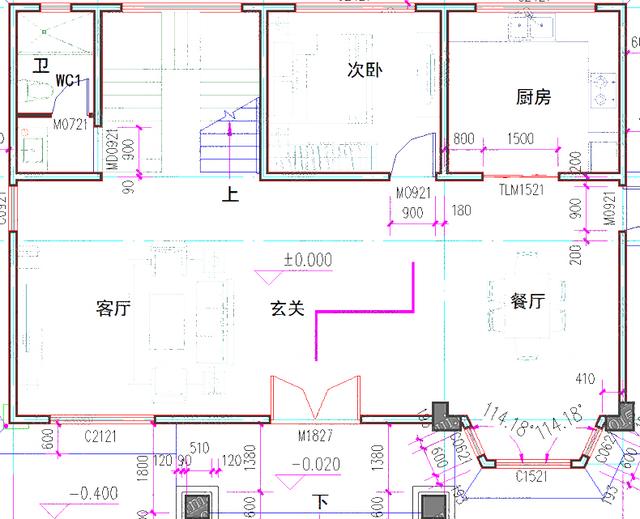 二層半 三層12×8米2廳7臥帶涼亭別墅設(shè)計(jì)圖，造價(jià)30萬左右，外觀溫暖低調(diào)，大氣美觀