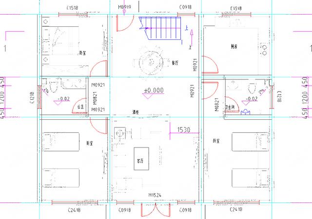 35萬三層平頂2廳7臥帶挑空餐廳+涼亭獨棟自建房設(shè)計圖紙，比較符合農(nóng)村建房審美