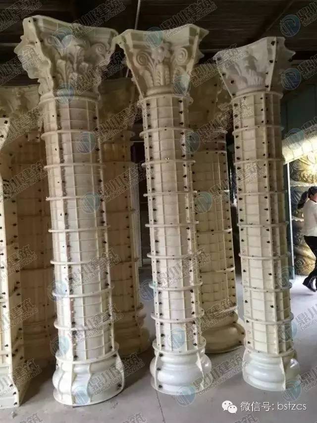 GRC羅馬柱模具的優(yōu)點(diǎn)和施工使用方法