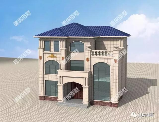 13×11米三層農(nóng)村別墅設(shè)計(jì)圖，這棟住宅建起來(lái)肯定讓別人羨慕不已