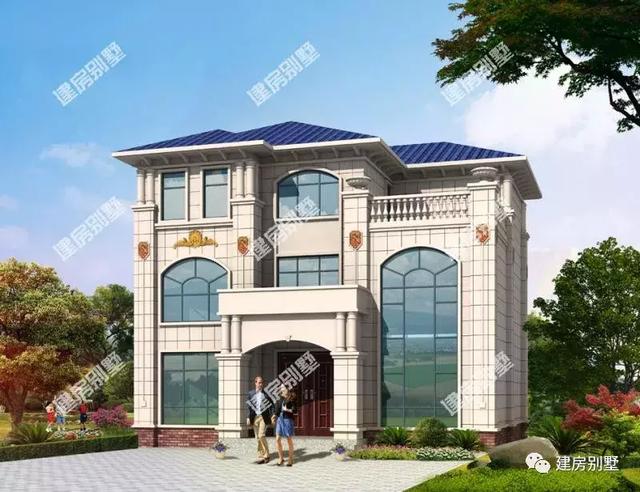 13×11米三層農(nóng)村別墅設(shè)計(jì)圖，這棟住宅建起來(lái)肯定讓別人羨慕不已