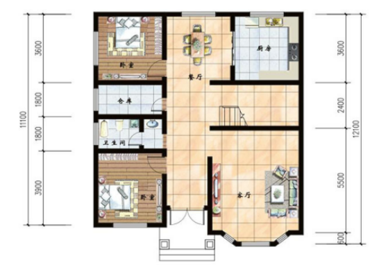 新式農(nóng)村二層樓自建別墅設(shè)計(jì)圖！簡(jiǎn)單大氣！讓人過目難忘！