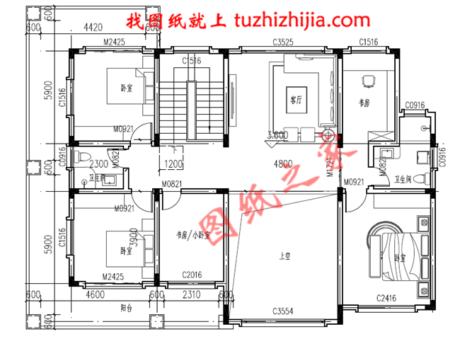 二層復(fù)式樓房設(shè)計(jì)圖，平實(shí)接地氣的平面布局