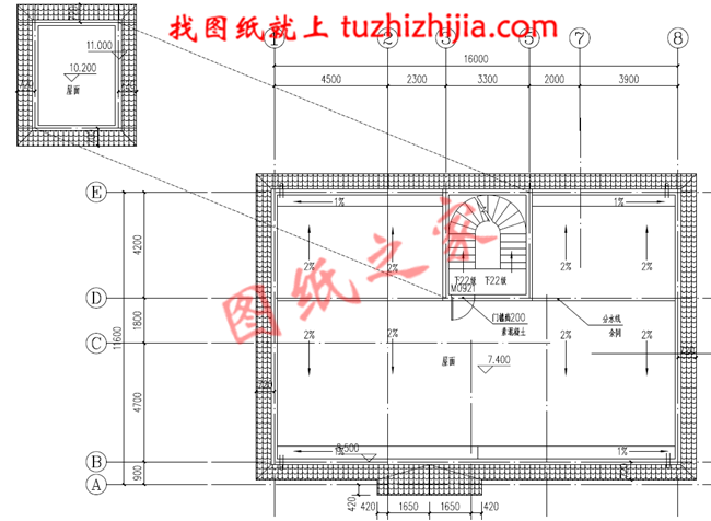 農村4間2層樓房設計圖，戶型方正，四平八穩(wěn)的二層農村別墅
