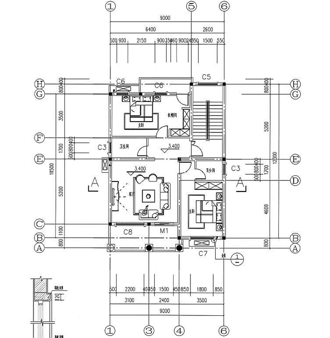 3棟最新款三層半別墅圖片，建其中一棟都可以成地標建筑（全套施工圖）