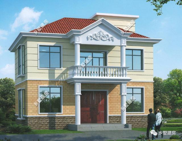 18萬三層農(nóng)村新別墅圖，五室兩廳還有一個(gè)大露臺，真是太劃算了