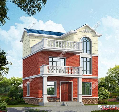 18萬三層農(nóng)村新別墅圖，五室兩廳還有一個(gè)大露臺，真是太劃算了