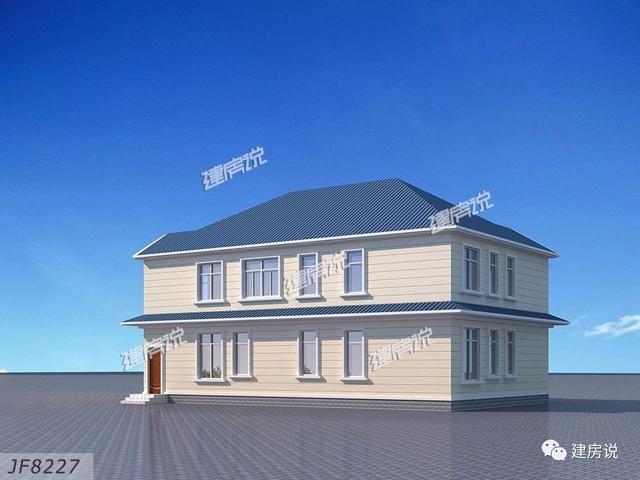 3套二層歐式別墅圖，現(xiàn)代亮麗的外觀，第1套26萬(wàn)建，可以說(shuō)非常便宜了