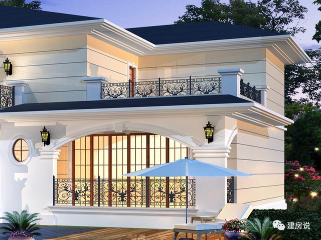 3套二層歐式別墅圖，現(xiàn)代亮麗的外觀，第1套26萬(wàn)建，可以說(shuō)非常便宜了