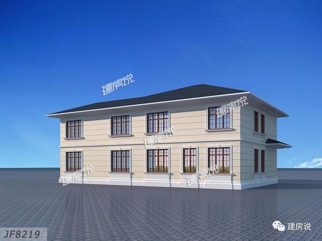 3套二層歐式別墅圖，現(xiàn)代亮麗的外觀，第1套26萬(wàn)建，可以說(shuō)非常便宜了