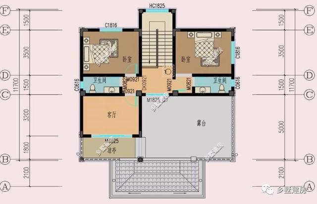 40萬建11X11米農(nóng)村三層別墅圖，美觀實(shí)用，完全符合中國(guó)人對(duì)于房子的審美追求