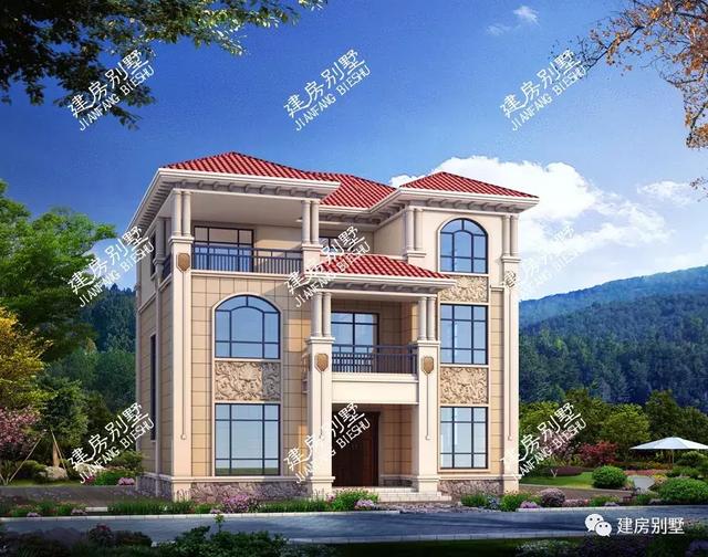 兩棟框架結構建造的別墅設計圖，風格不同，但是一樣圈粉無數(shù)