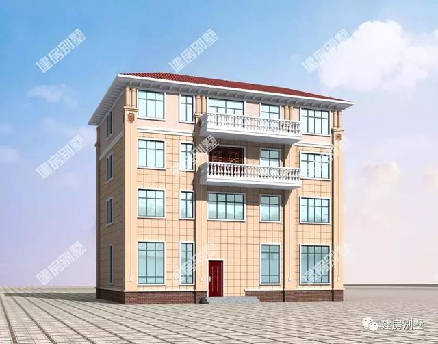 16.2×11.5米四層別墅設(shè)計圖，農(nóng)村自建房的典范，內(nèi)外兼修養(yǎng)眼又實(shí)用