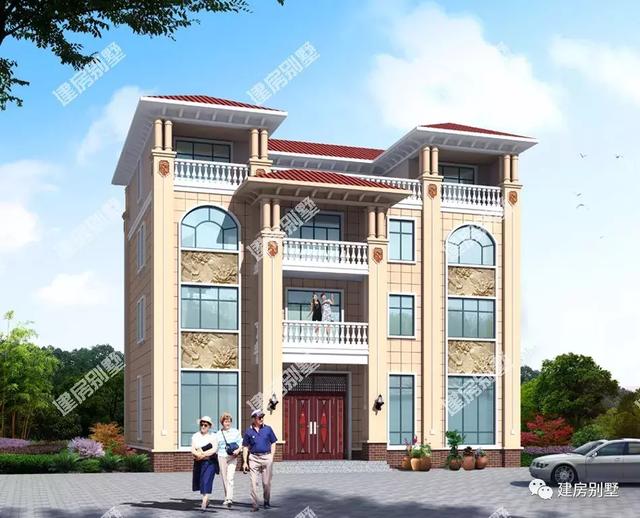 16.2×11.5米四層別墅設(shè)計圖，農(nóng)村自建房的典范，內(nèi)外兼修養(yǎng)眼又實(shí)用