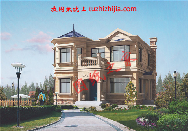 農(nóng)村最好看18萬左右兩層小樓圖，外觀、造型簡潔大方