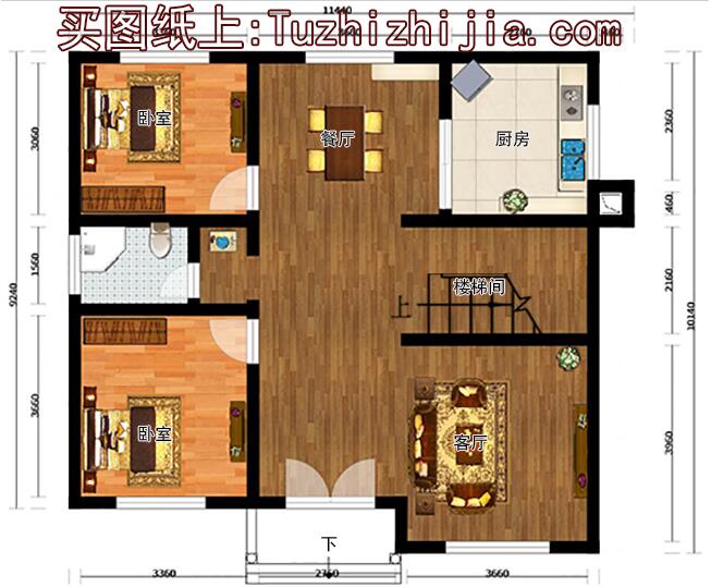 小戶型二層小樓圖，小面積蘊(yùn)藏大功能，時(shí)尚、簡約