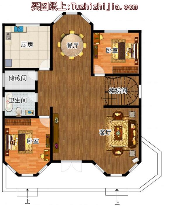 精選5套農(nóng)村三層樓房新款圖片，第4套30萬，第3套最美？
