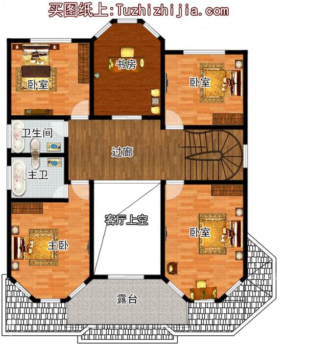精選5套農(nóng)村三層樓房新款圖片，第4套30萬，第3套最美？