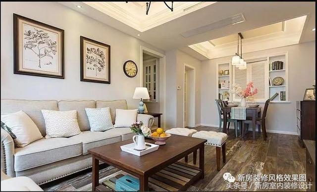 這是一款85平的美式兩房，全屋精致漂亮，簡潔大方，朋友卻說地板是一大敗筆！