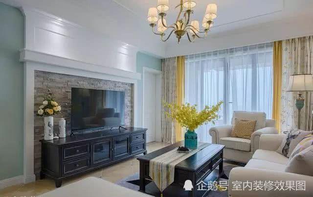 套內(nèi)105平，全屋簡直不能再唯美浪漫了，裝修一共花了28萬太值了，尤其電視墻！