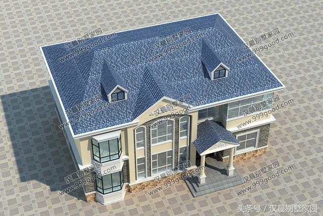 這棟14.4X11.4米兩層別墅設計圖超適合在北方建筑，北方的朋友看過來！