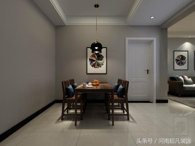 120平現(xiàn)代簡約的裝修效果圖，撥動你的心弦，邊線條都很硬朗，空間大方簡約，讓人心曠神怡