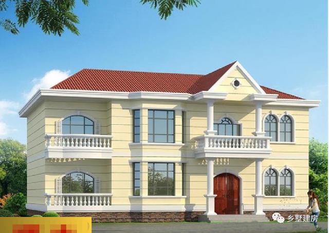 三款造型時尚亮麗的農(nóng)村別墅設計圖，超大客廳還有堂屋，造價不到30萬
