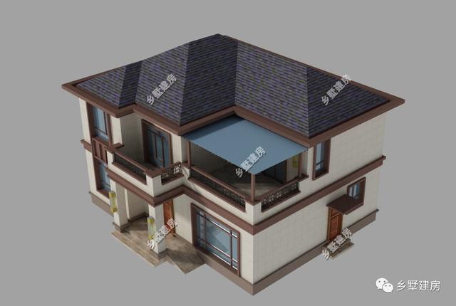 三款造型時尚亮麗的農(nóng)村別墅設計圖，超大客廳還有堂屋，造價不到30萬