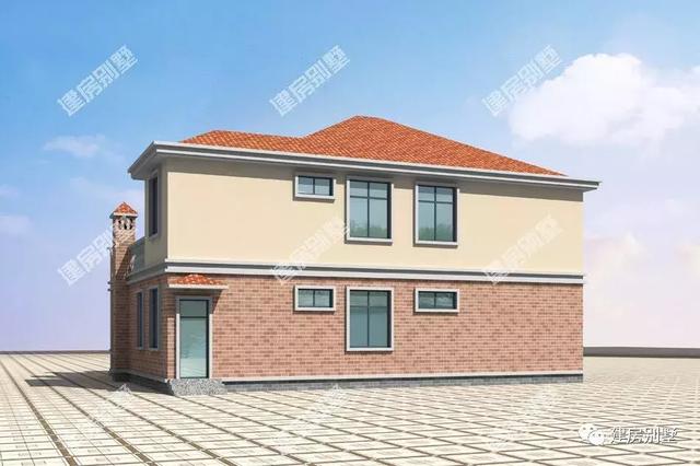 很適合農(nóng)村老人居住的15.2×13米二層別墅設(shè)計(jì)圖，帶柴火灶和糧倉