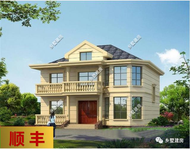 看上去毫無建房欲望的自建房設(shè)計圖紙，誰能想到建出來的房子這么好看