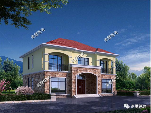 看上去毫無建房欲望的自建房設(shè)計圖紙，誰能想到建出來的房子這么好看