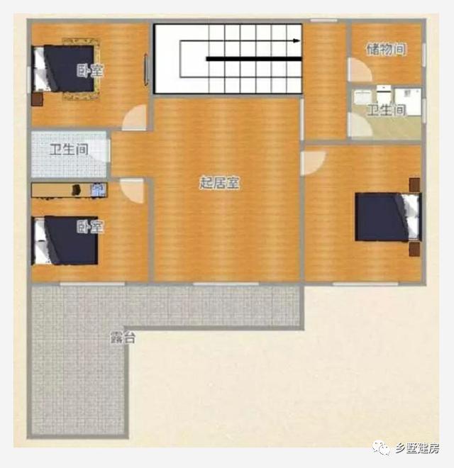 看上去毫無建房欲望的自建房設(shè)計圖紙，誰能想到建出來的房子這么好看