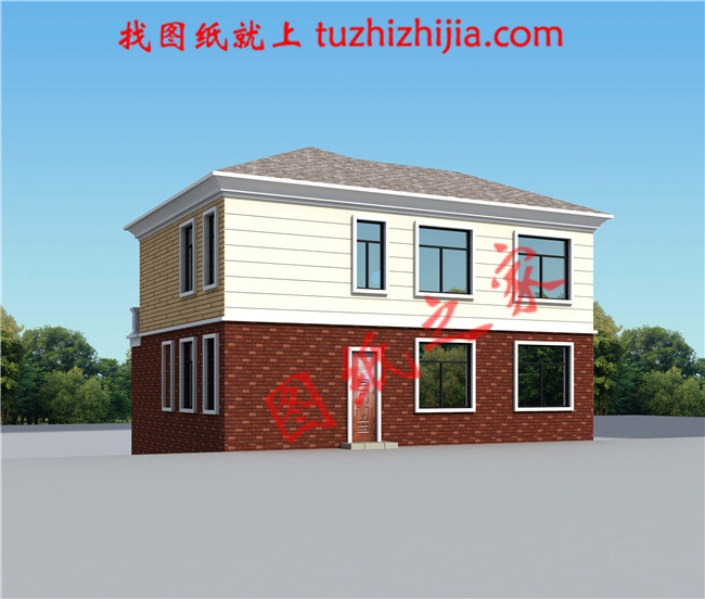 12x10米農(nóng)村建房圖紙，客廳中空，讓你后半輩子在稱贊聲中度過