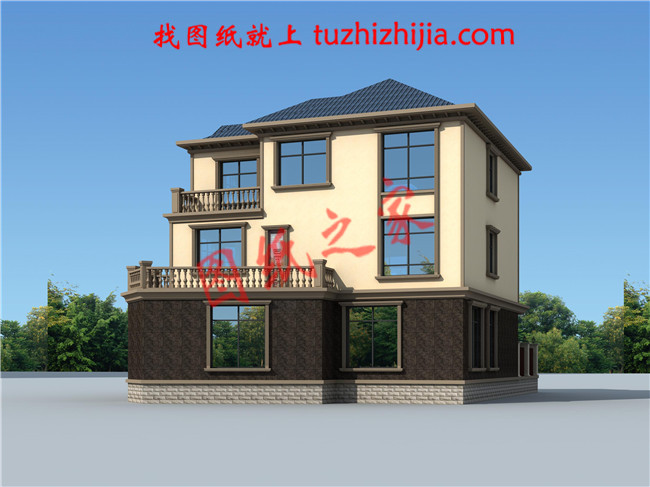 漂亮實(shí)用三層自建別墅設(shè)計(jì)圖紙，超高的性價(jià)比