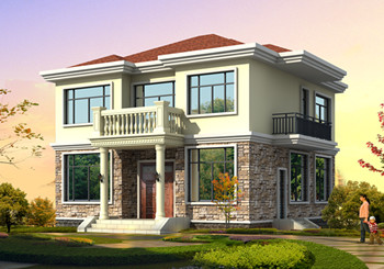 實(shí)用型農(nóng)村120平米二層樓房設(shè)計(jì)圖，小巧美觀實(shí)用