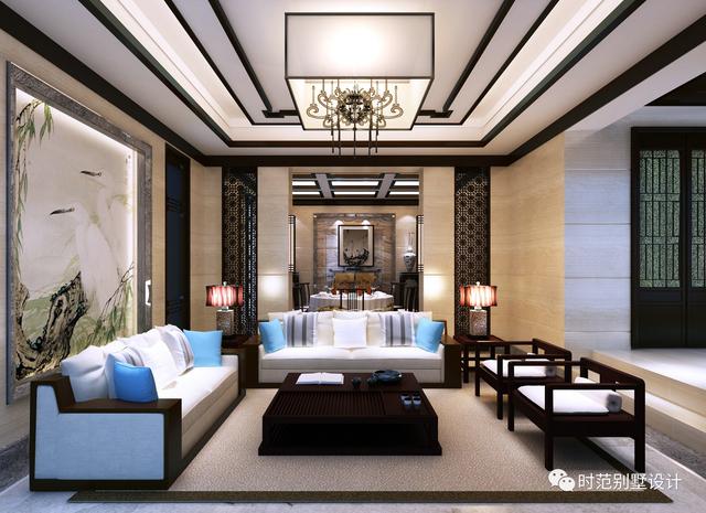 帶地下車庫(kù)，茶室和書房的三層歐式別墅設(shè)計(jì)圖，9室4廳，適合農(nóng)村自建！