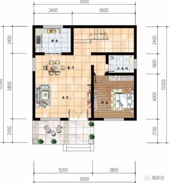 宅基地小沒關(guān)系，推薦三款占地面積80平方農(nóng)村別墅設(shè)計(jì)圖，你應(yīng)該喜歡！