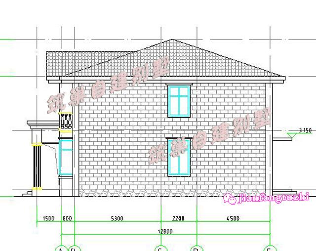 2層農(nóng)村自建房設(shè)計(jì)圖帶車庫(kù)別墅效果圖，面寬20米前后門設(shè)計(jì)，整體盡顯素雅高檔