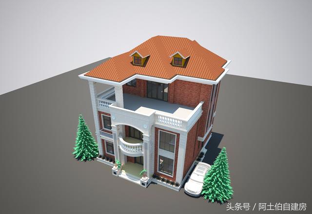 三層歐式自建房設(shè)計(jì)圖紙，適用性強(qiáng)，放哪都可以建，符合農(nóng)村風(fēng)俗，關(guān)鍵主體結(jié)構(gòu)造價(jià)才20萬，驚喜吧！