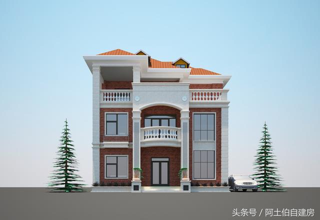 三層歐式自建房設(shè)計(jì)圖紙，適用性強(qiáng)，放哪都可以建，符合農(nóng)村風(fēng)俗，關(guān)鍵主體結(jié)構(gòu)造價(jià)才20萬，驚喜吧！